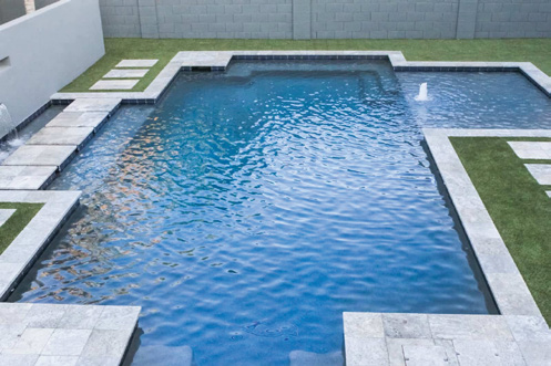 Modern villa swimming pool